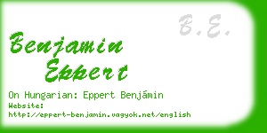 benjamin eppert business card