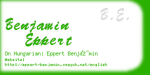 benjamin eppert business card